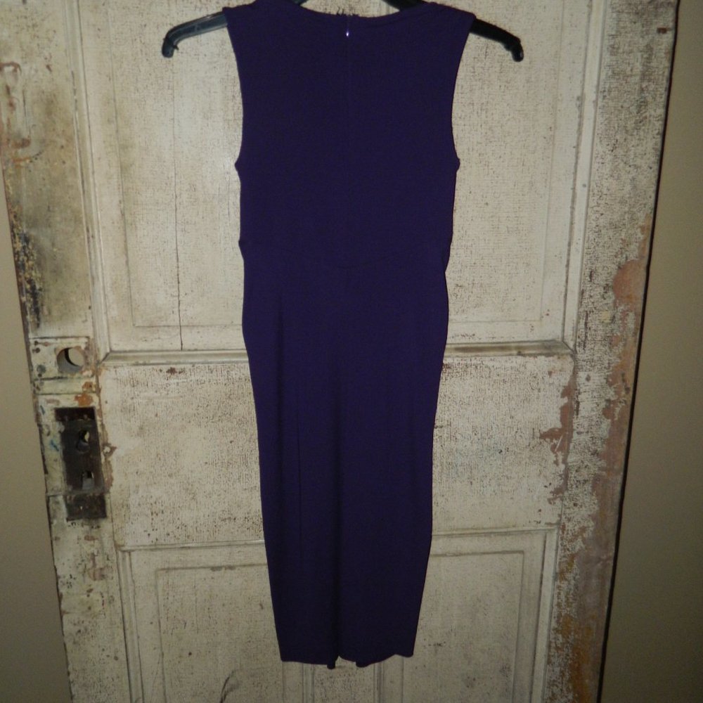 Michael Kors V-Neck Drapes Sleeveless Dress Size 4 (BB-1) - Picture 5 of 5